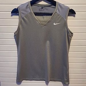 NIKE Golf Dri-Fit Tank Gray Medium